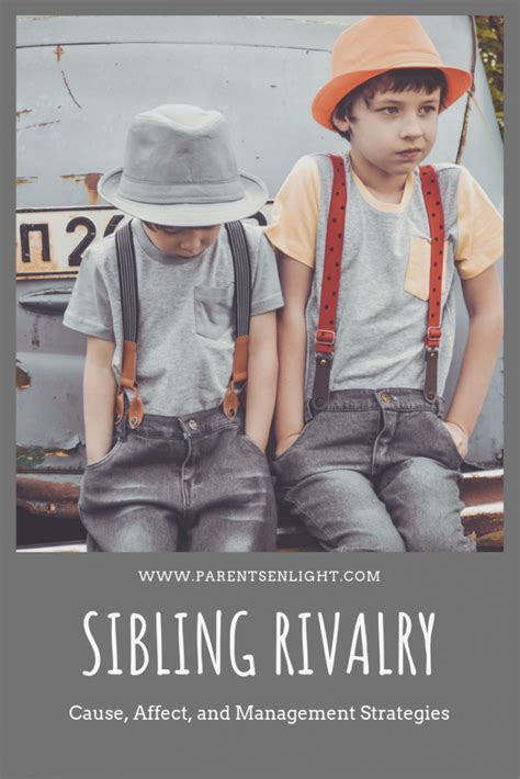 sibling rivalry cause and effect.